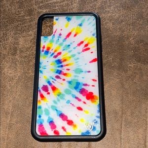 Wildflower IPhone XS Case Tie Dye